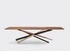 YumanMod Westgate Dining Table - American Walnut Top with Wood and Metal Base BR01.11.01 Dining Tables Topture