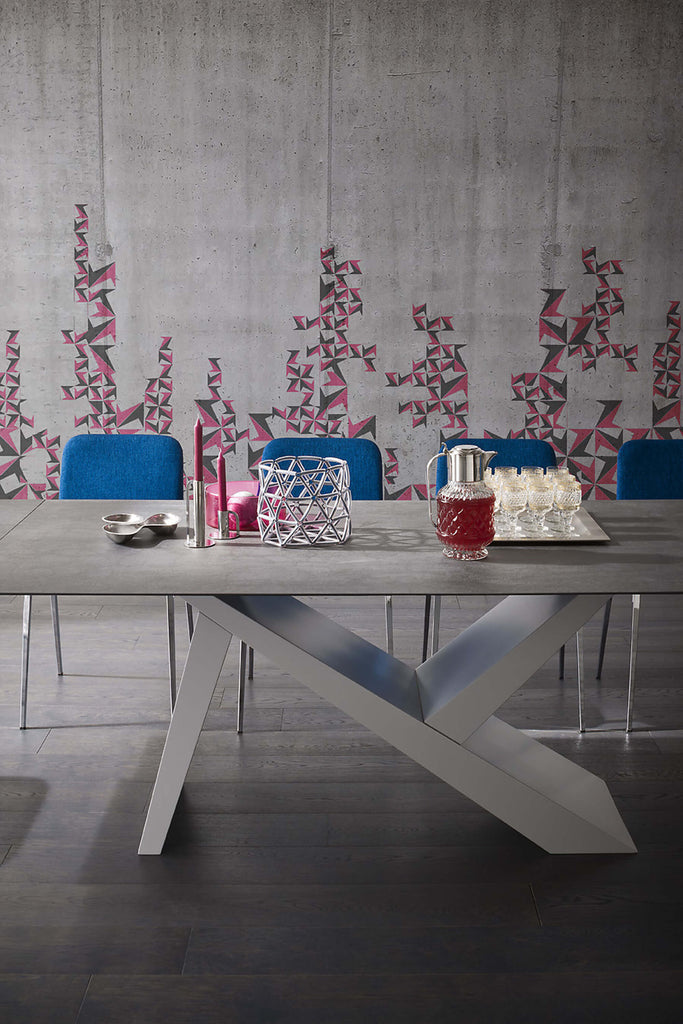 YumanMod Wonder Concrete Extendable SD01.22.01 Dining Tables Topture