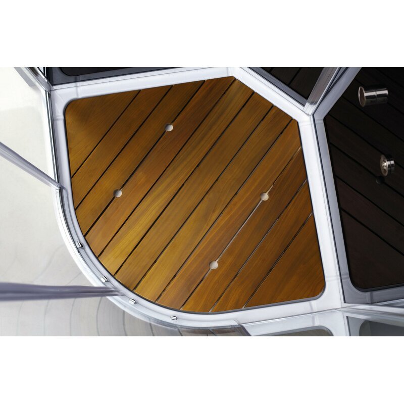 Athena Athena WS-102 - Framed Round Sliding Steam Shower WS-102 Steam Shower Topture
