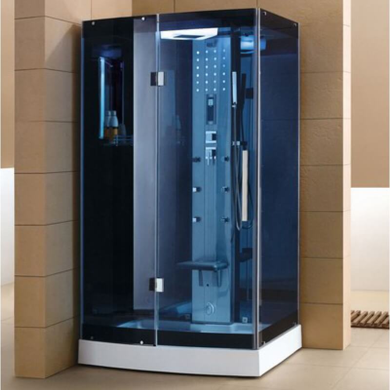 Mesa WS-300/ WS-300A-Blue Glass Steam Shower - Mesa WS-300A Steam Shower Topture