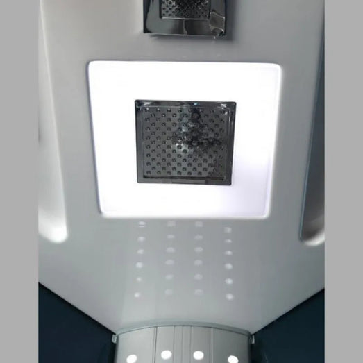 Mesa WS-302/WS-302A - Blue Glass Steam Shower - Mesa WS-302 Steam Shower Topture