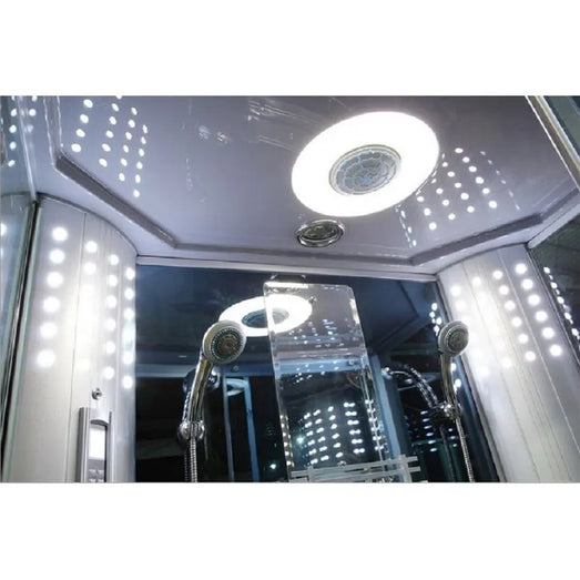 Mesa WS-803L/WS-803A - Blue Glass Steam Shower - Mesa WS-803A Steam Shower Topture