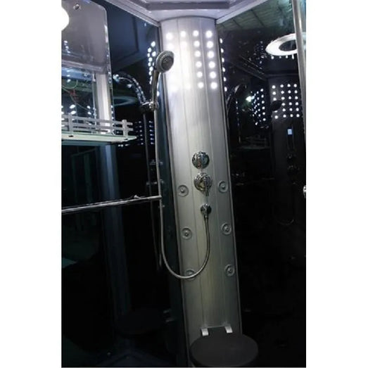 Mesa WS-803L/WS-803A - Blue Glass Steam Shower - Mesa WS-803A Steam Shower Topture