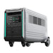 Zendure SuperBase V4600 3600W 120/240V Portable Power Station Kit | 200W 12V Mono Folding Solar Panels - Topture