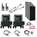 Zendure SuperBase V6400 7,200W 120/240V Portable Power Station Kit | 9 x 100W Mono Solar Panels | 9,200Wh Lithium Battery Bank - Topture