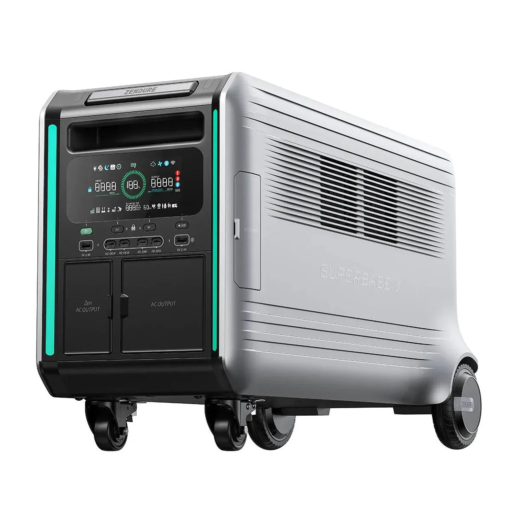 Zendure Zendure SuperBase V6400 | Portable Power Station 6400Wh 120V/240V UPS ZDSBV6400-gy-us Power Station Topture