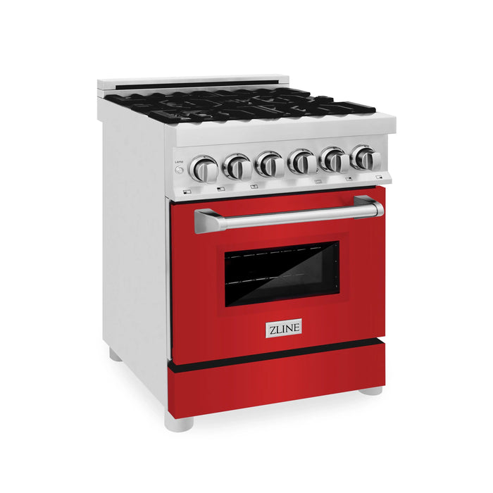 ZLINE Professional Dual Fuel Range in Durasnow Stainless Steel