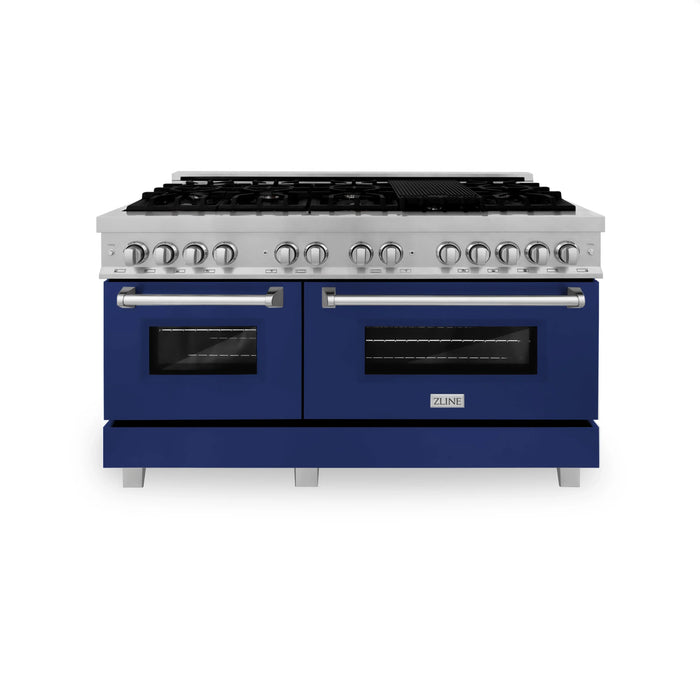 ZLINE Professional Dual Fuel Range in Durasnow Stainless Steel