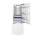 ZLINE 30" 16.1 cu. ft. Panel Ready Built-In 2-Door Bottom Freezer Refrigerator with Internal Water and Ice Dispenser - Topture