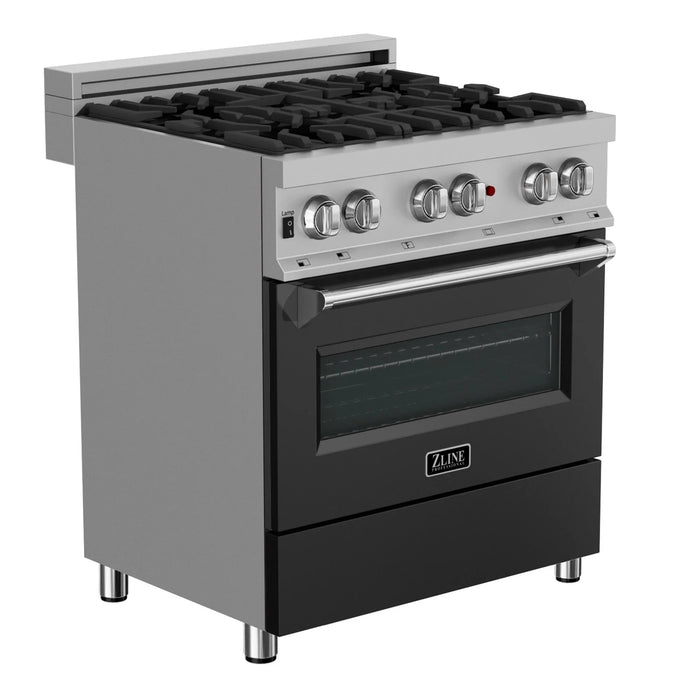 ZLINE Professional Dual Fuel Range in Durasnow Stainless Steel