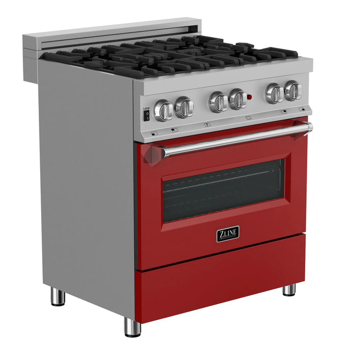 ZLINE Professional Dual Fuel Range in Durasnow Stainless Steel