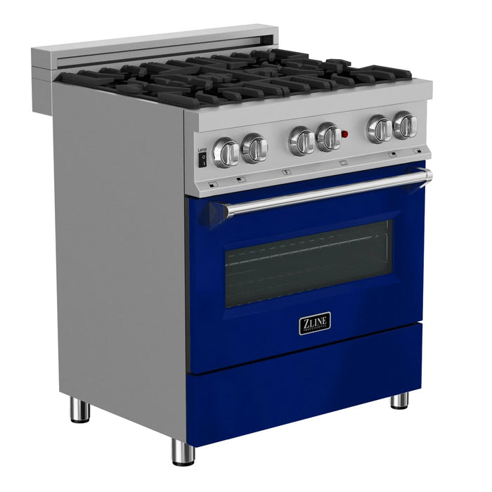 ZLINE Professional Dual Fuel Range in Durasnow Stainless Steel