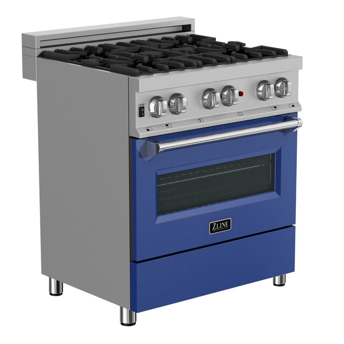 ZLINE Professional Dual Fuel Range in Durasnow Stainless Steel