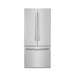 ZLINE 36" 19.6 cu. ft. Built-In 3-Door French Door Refrigerator with Internal Water and Ice Dispenser in Stainless Steel - Topture