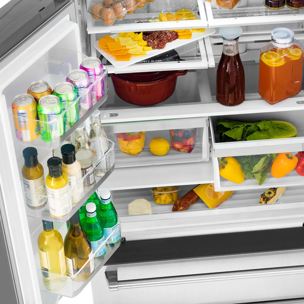 ZLINE 36'' Autograph Edition Freestanding French Door Refrigerator - Topture