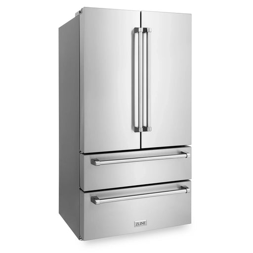 ZLINE 36'' French Door Refrigerator in Stainless Steel - Topture