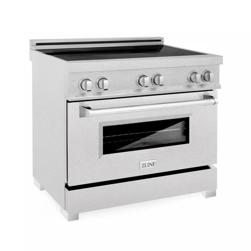 Zline 36" Induction Range with a 4 Element Stove and Electric Oven - Topture
