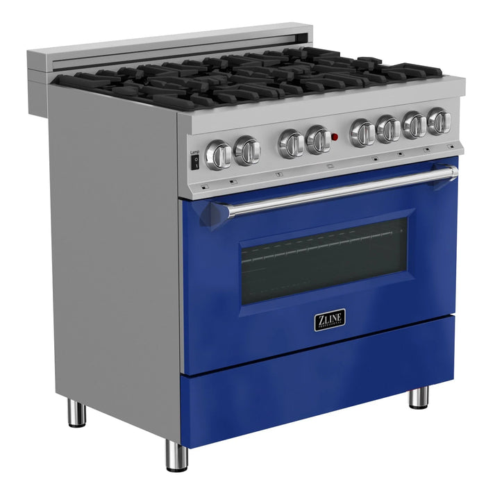 ZLINE Professional Dual Fuel Range in Durasnow Stainless Steel