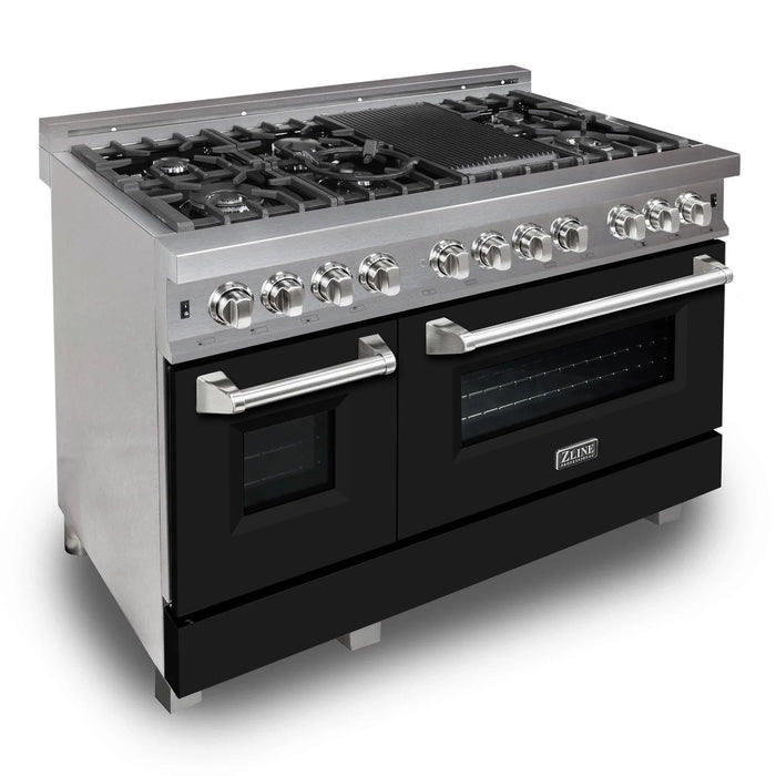 ZLINE Professional Dual Fuel Range in Durasnow Stainless Steel