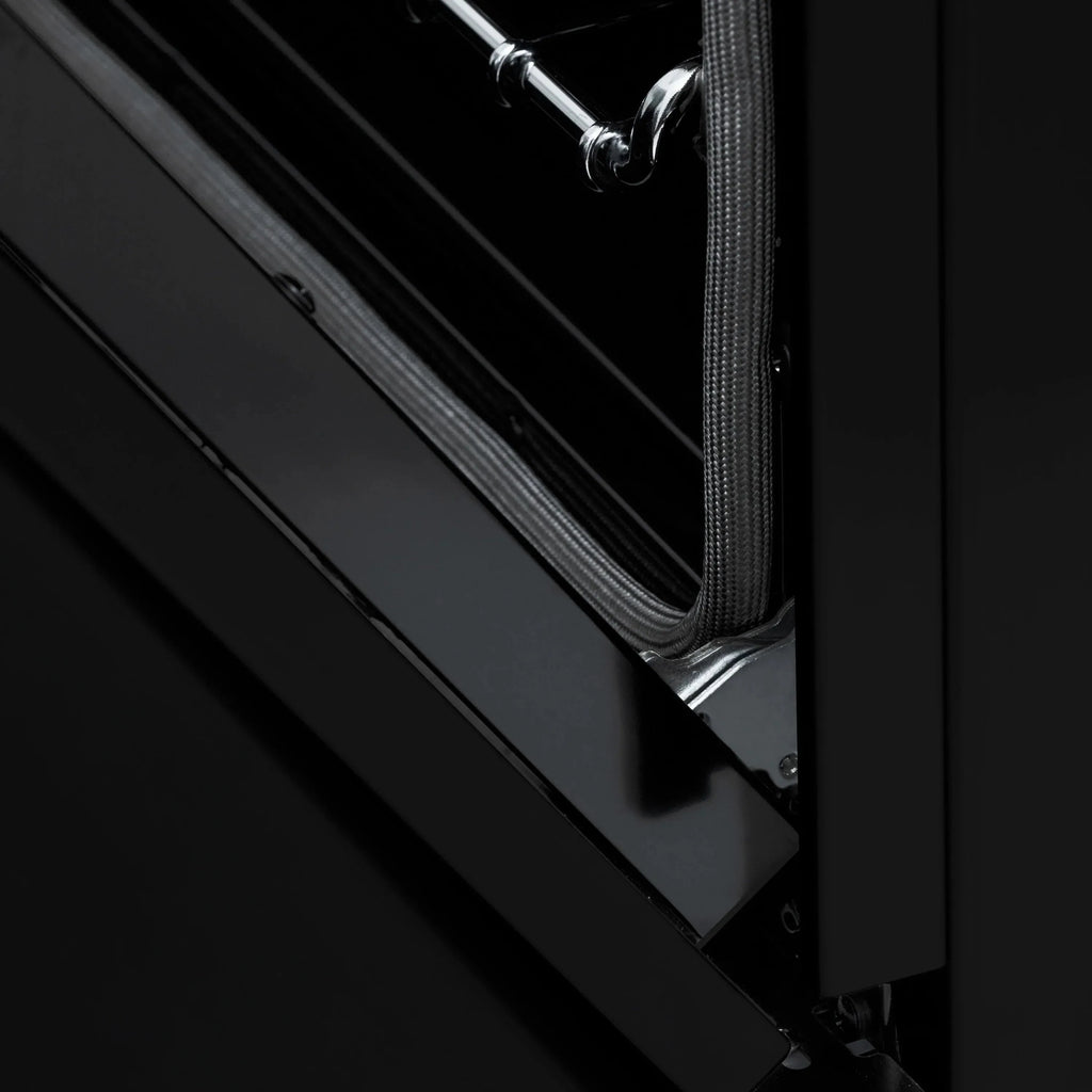 ZLINE 60'' Autograph Edition Dual Fuel Range in Black Stainless Steel - Topture