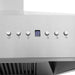 ZLINE 697 CRN Professional Wall Mount Range Hood in Stainless Steel with Crownsound Bluetooth Speakers - Topture