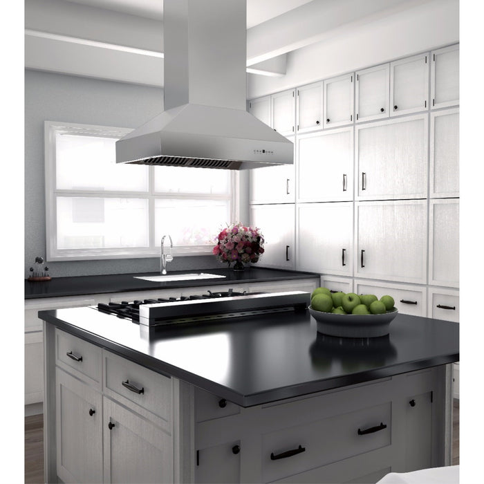 ZLINE 697i Island Mount Range Hood - Topture