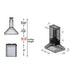 ZLINE 697i Island Mount Range Hood - Topture