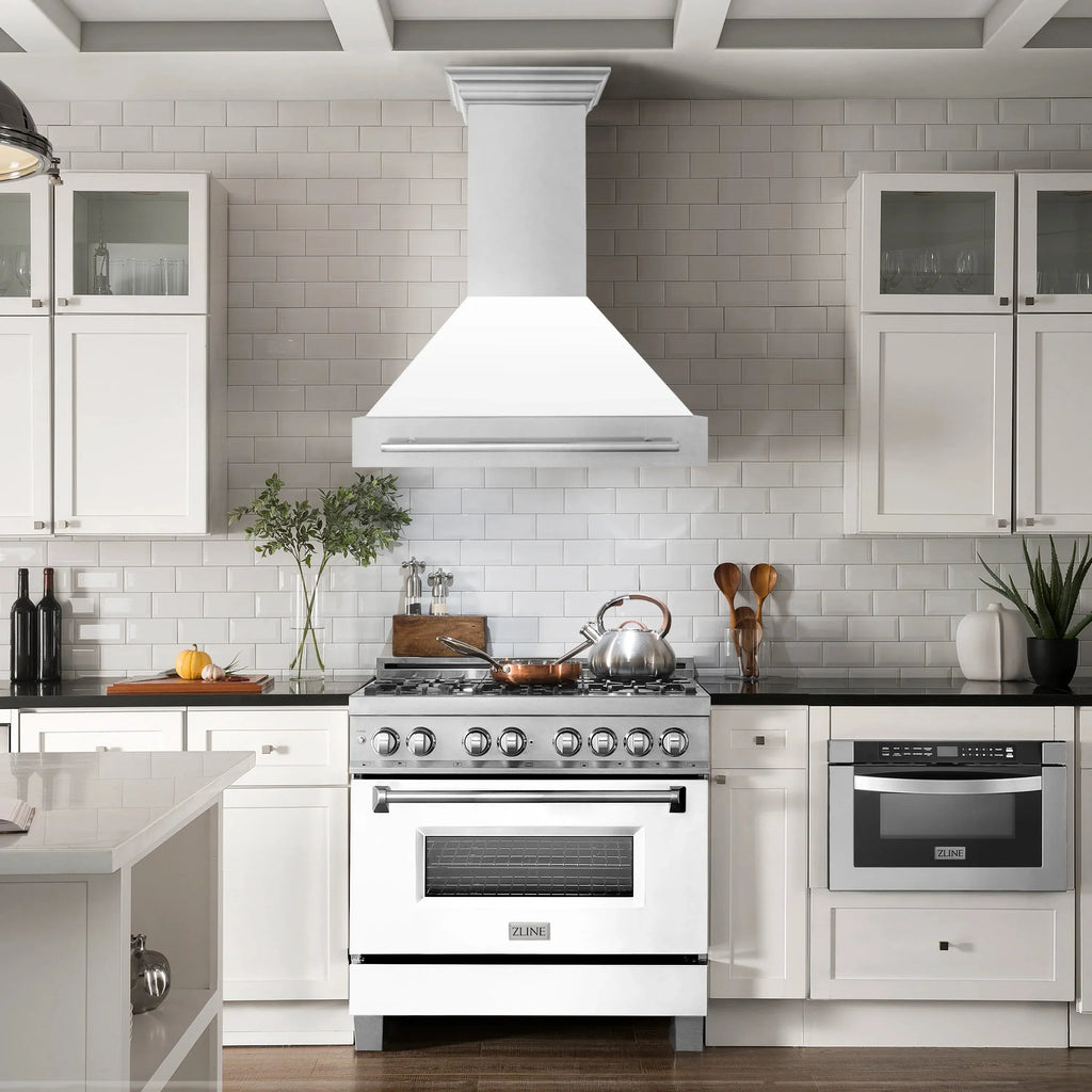 ZLINE 8654 Durasnow Stainless Steel Wall Mount Range Hood - Topture