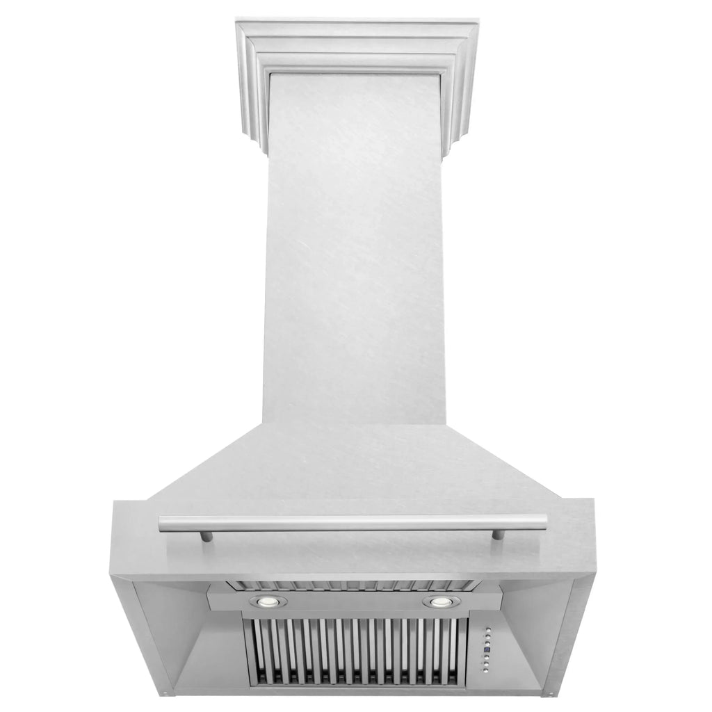 ZLINE 8654 Durasnow Stainless Steel Wall Mount Range Hood - Topture