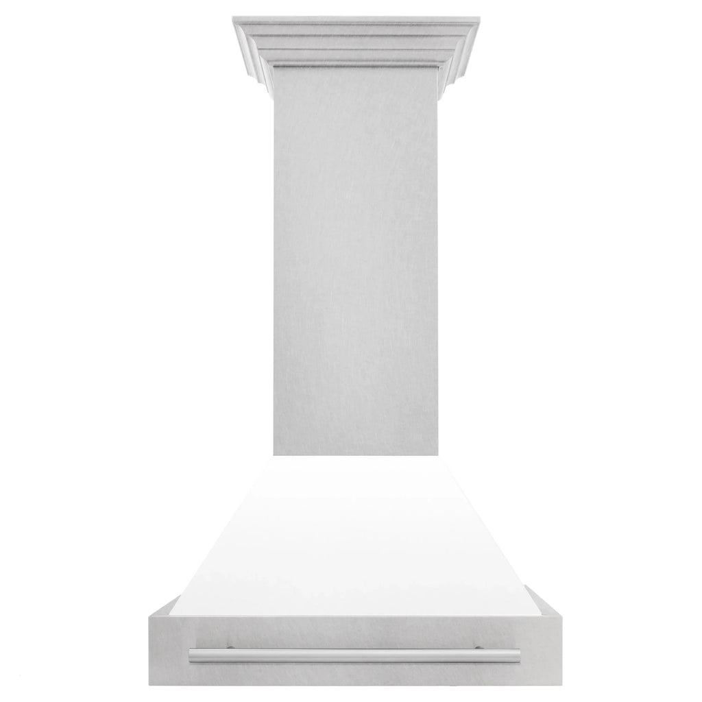 ZLINE 8654 Durasnow Stainless Steel Wall Mount Range Hood - Topture