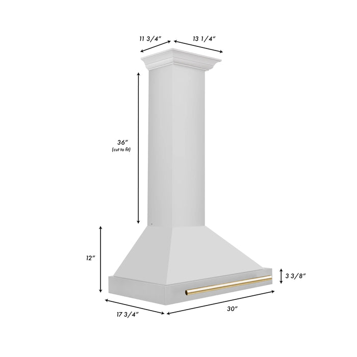 ZLINE 8654STX Autograph Edition Stainless Steel Range Hood - Topture