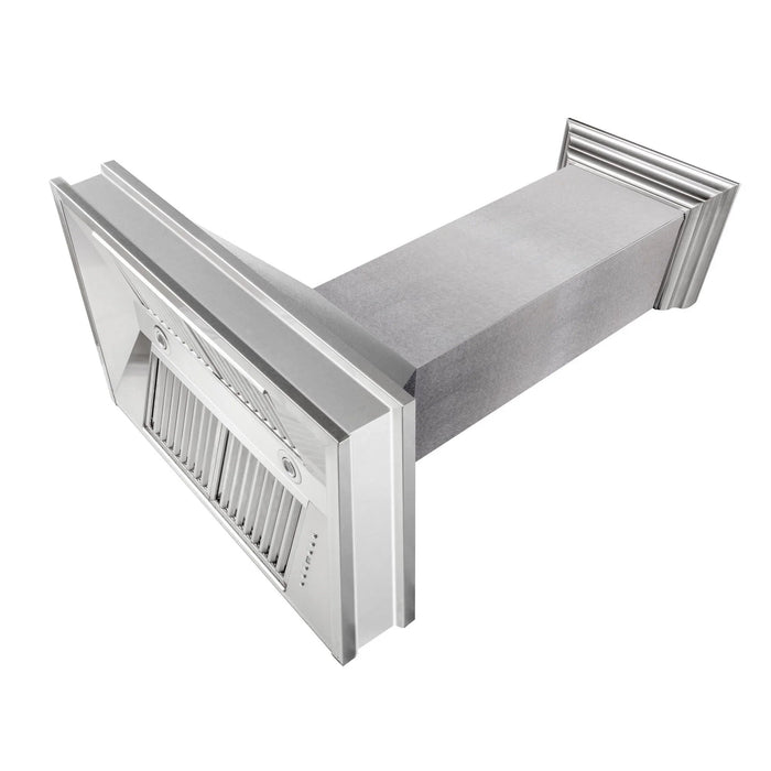 ZLINE 8656S Designer Series Wall Mount Range Hood in Durasnow Stainless Steel - Topture