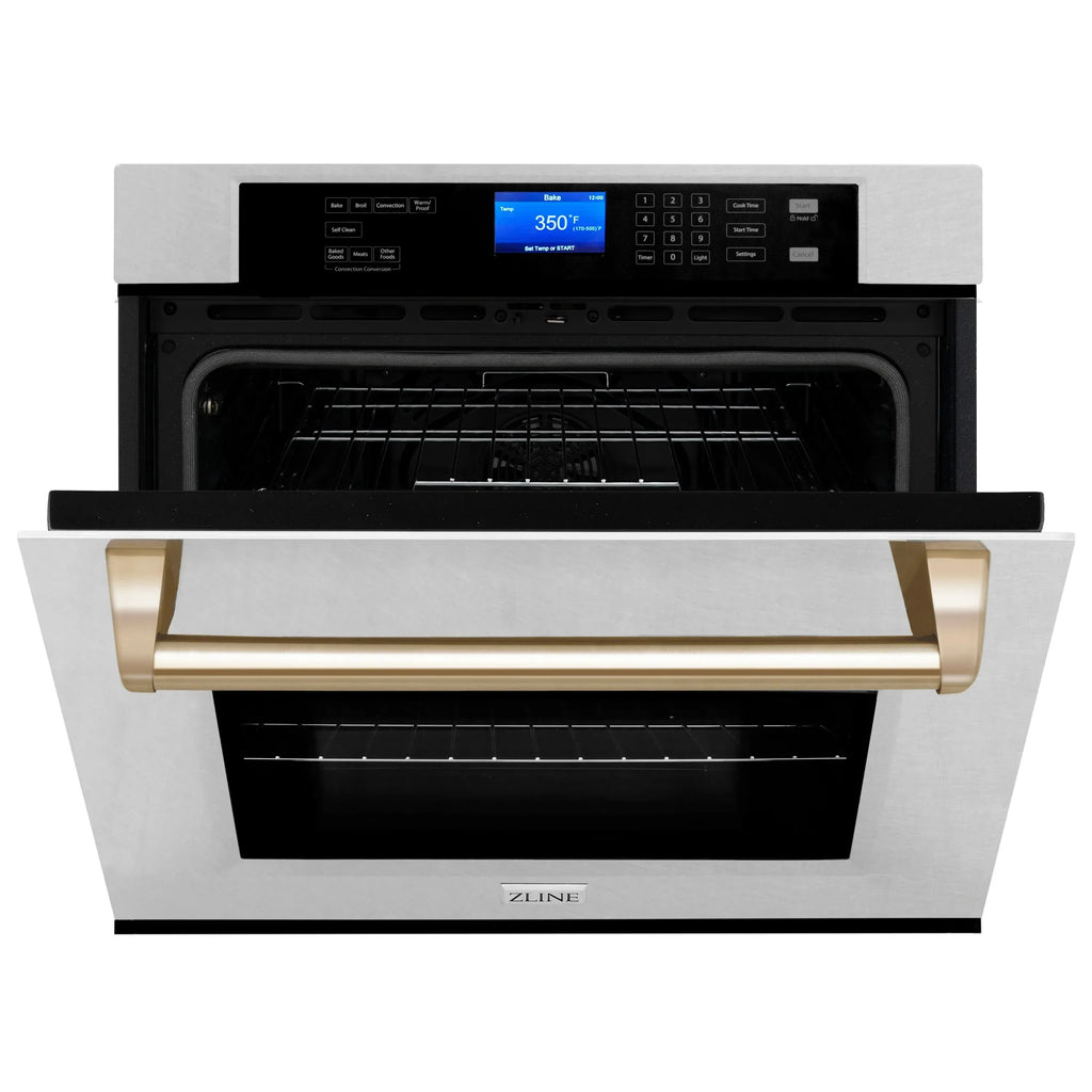 ZLINE Autograph Edition Stainless Steel Single Wall Oven - Topture