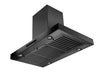 ZLINE BSKE Island Range Hood in Black Stainless Steel - Topture