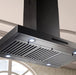 ZLINE BSKE Island Range Hood in Black Stainless Steel - Topture