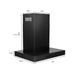 ZLINE BSKE Wall Mount Range Hood in Black Stainless Steel - Topture