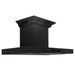 ZLINE BSKE Wall Mount Range Hood in Black Stainless Steel - Topture