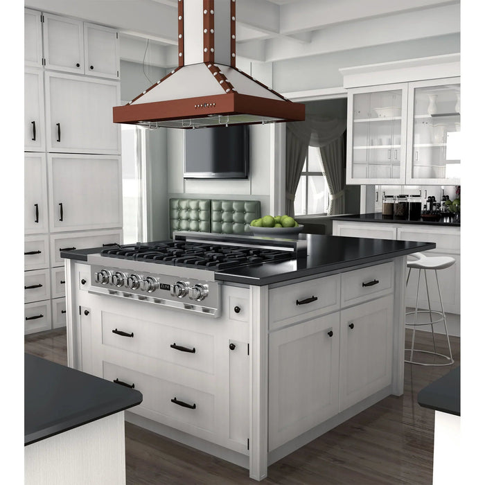 ZLINE KB2i Designer Series Island Range Hood - Topture