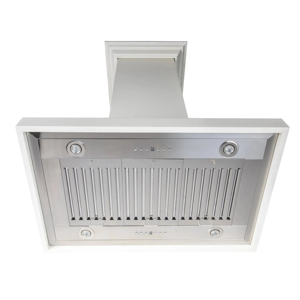 ZLINE KBiTT Wooden Island Mount Range Hood - Topture
