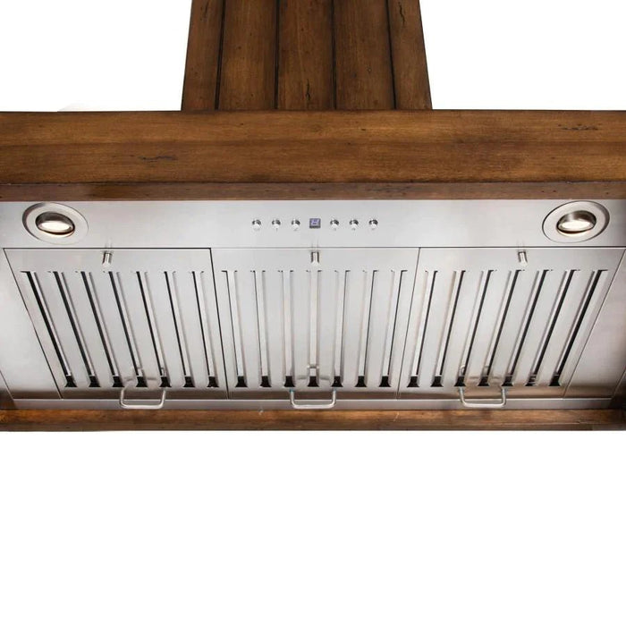 ZLINE KPLL Wooden Mount Range Hood - Topture