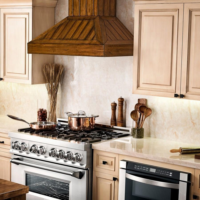 ZLINE KPLL Wooden Mount Range Hood - Topture