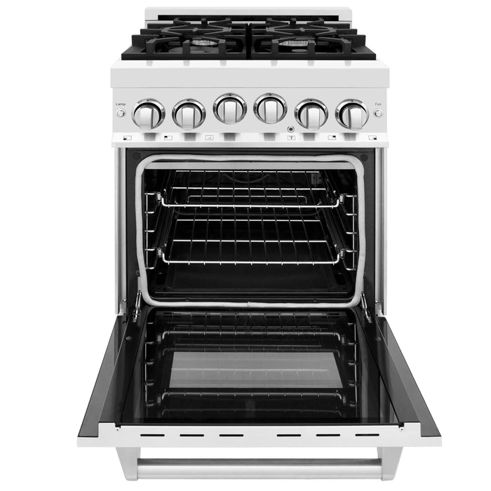 ZLINE Omega | 24" 2.8 cu. ft. Gas Oven and Gas Cooktop Range - Topture