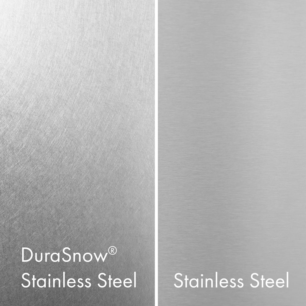 ZLINE Omega | Electric Oven and Gas Cooktop Dual Fuel Range with Griddle and Brass Burners in Fingerprint Resistant Stainless - Topture