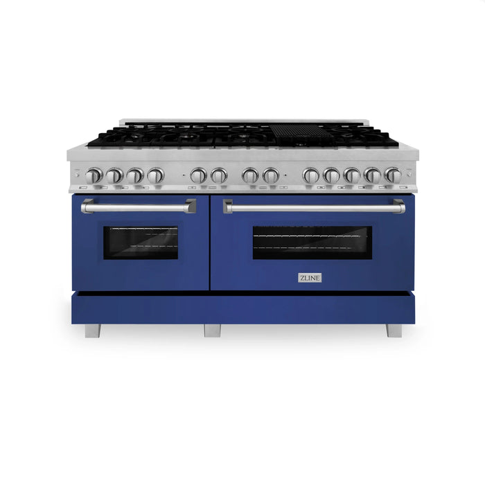 ZLINE Professional Dual Fuel Range in Durasnow Stainless Steel - Topture